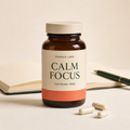 Calm Focus fictional product packaging