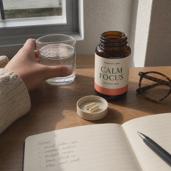 Calm Focus workday routine video 1